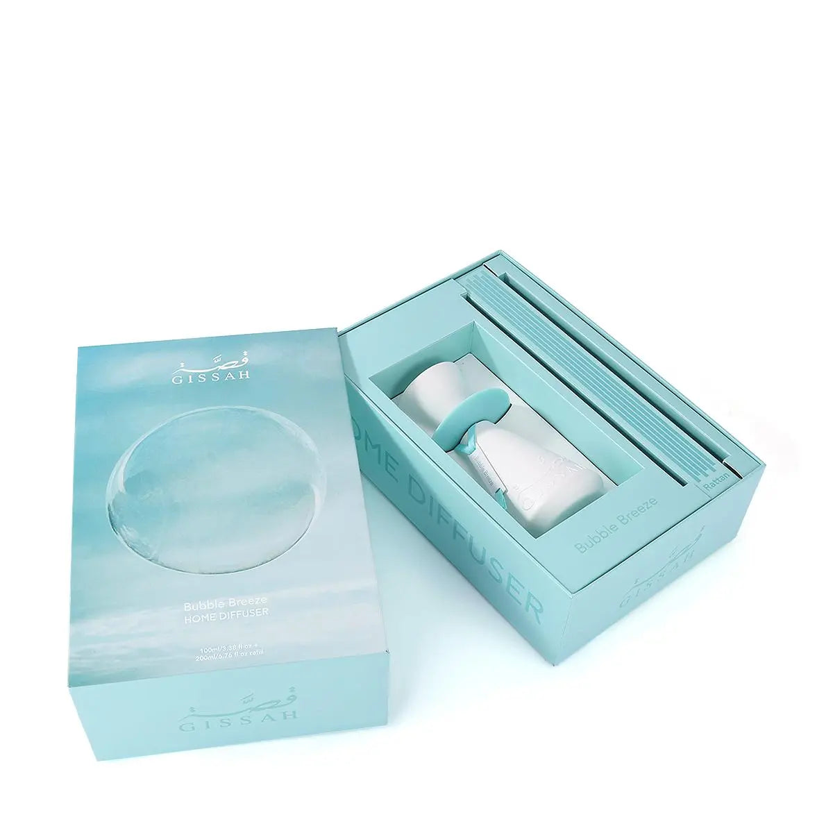 Bubble Breeze Home Diffuser and Refill Set Floral Powdery