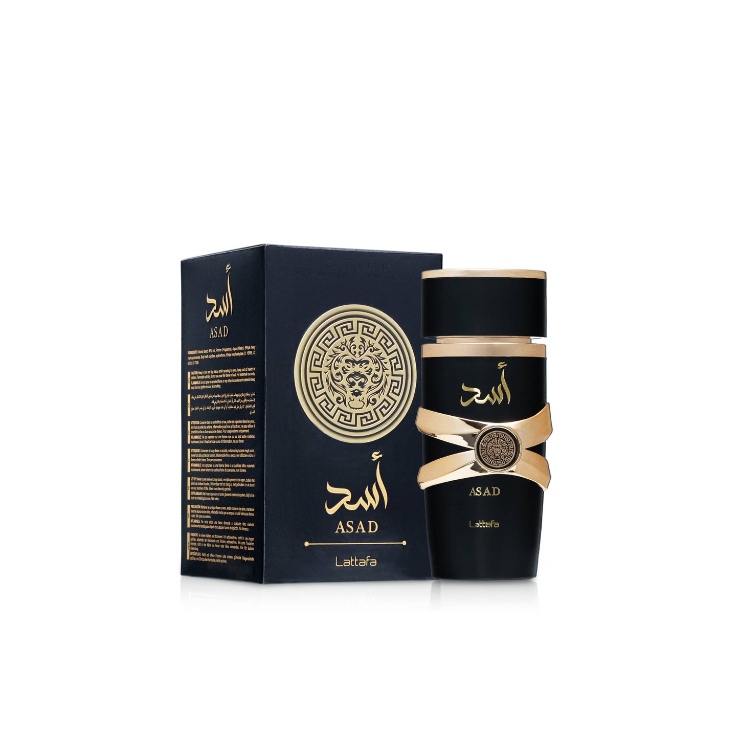 Lattafa Asad Men's Eau De Parfum 100ml Spicy Amber Fragrance