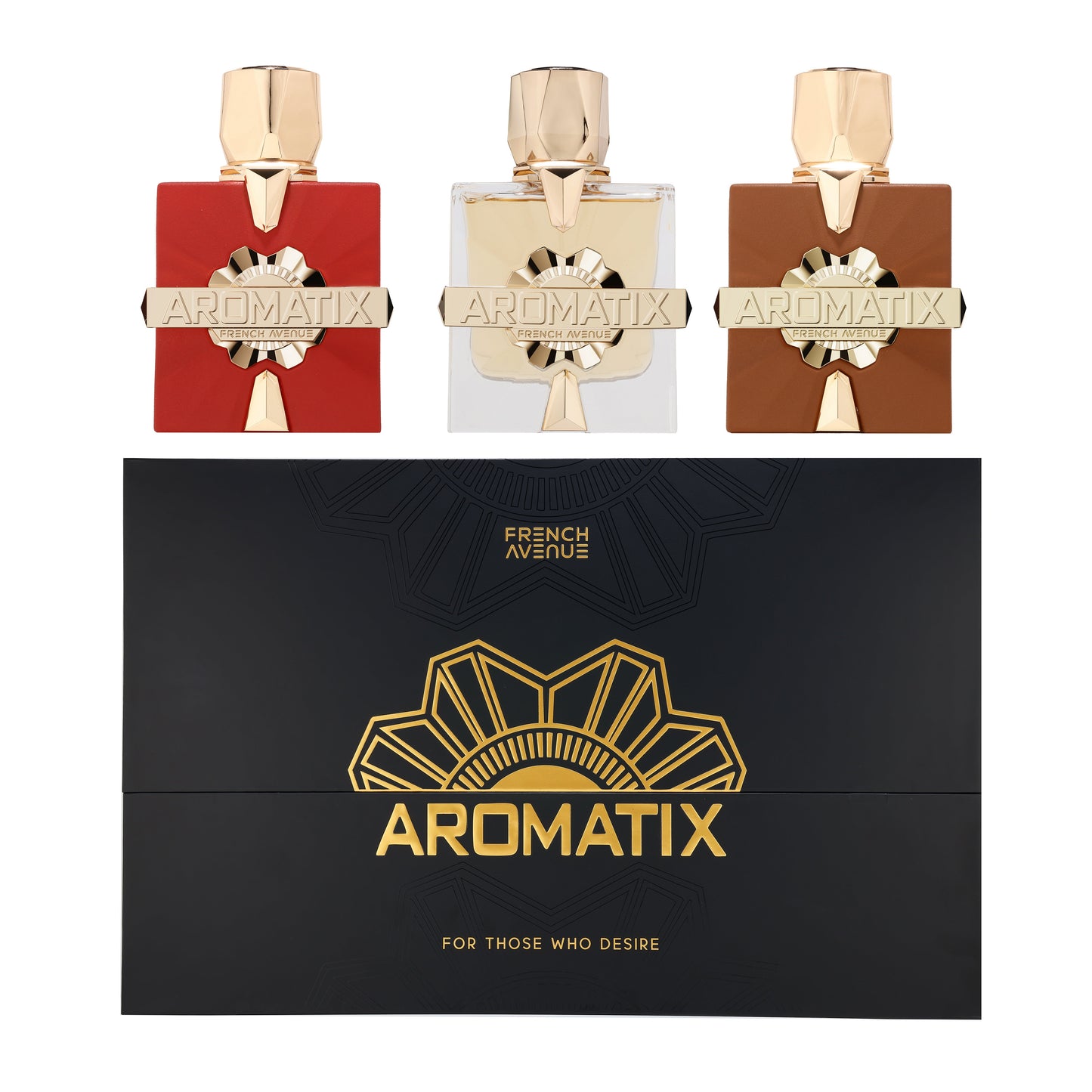 Fragrance World Aromatix Gift Set Carnal Desire Royal Taboo X-Xandal