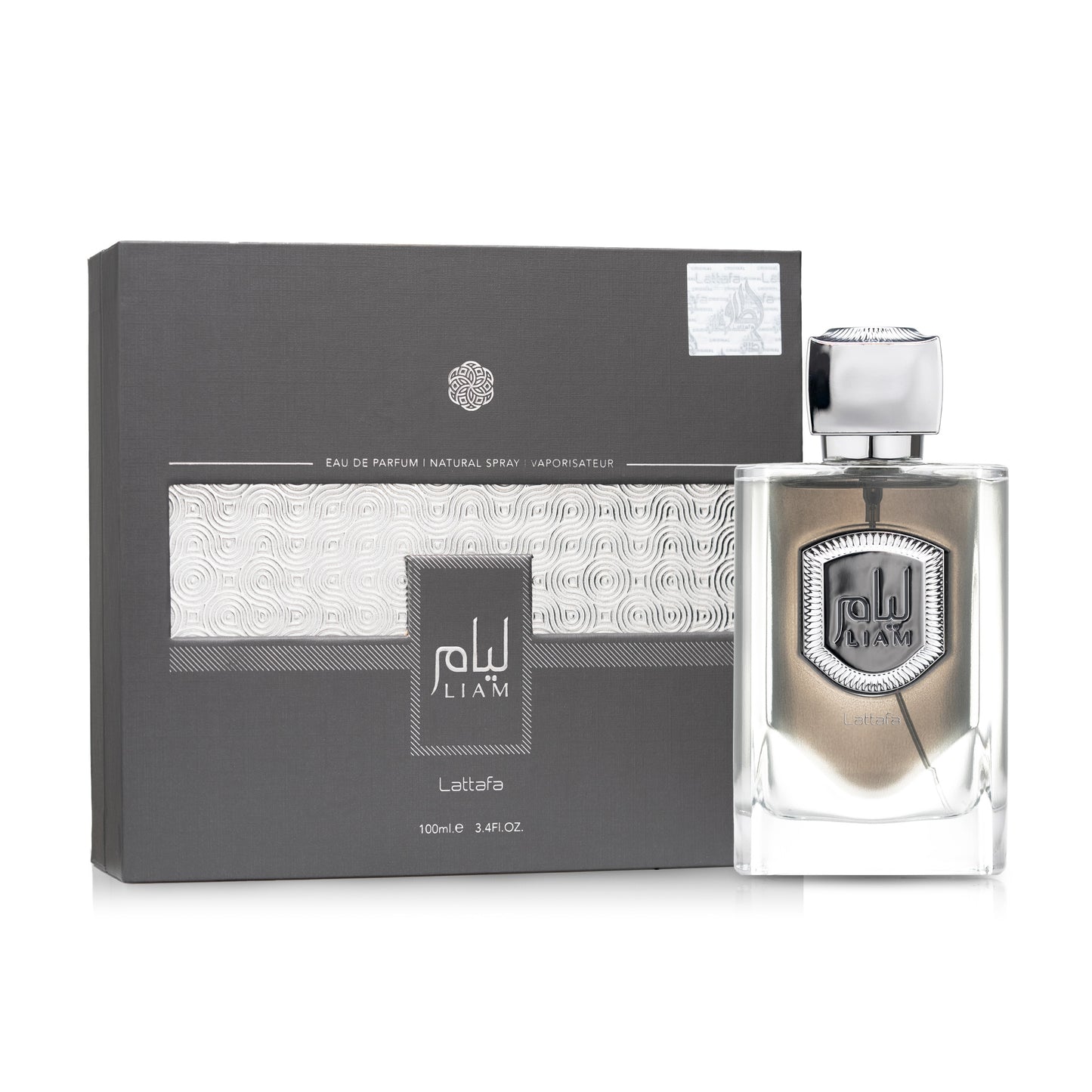 Lattafa Liam Grey Eau De Parfum 100ml Woody Spicy Spray