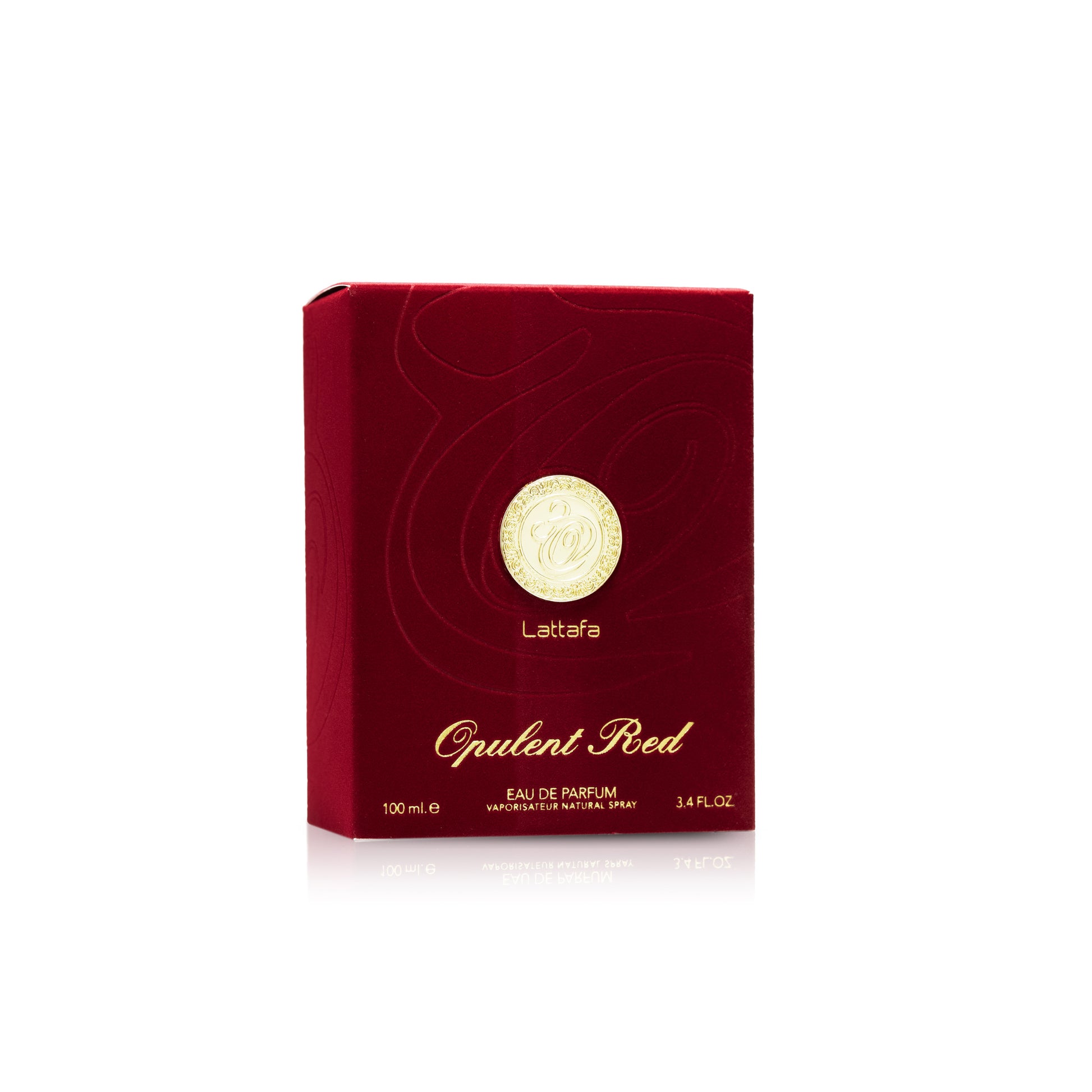Lattafa Opulent Red Eau De Parfum 100ml Woody Spicy Saffron Fragrance