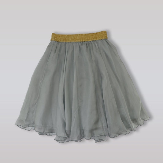 Pale Cloud Roselle Skirt Dusted Blue Elegant Girls Tulle Skirt