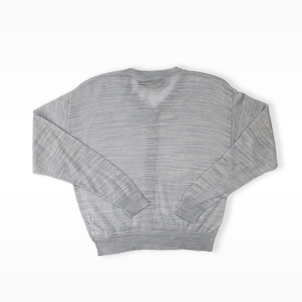 Pale Cloud Girls Yakira Knit Cardigan in Dusted Blue