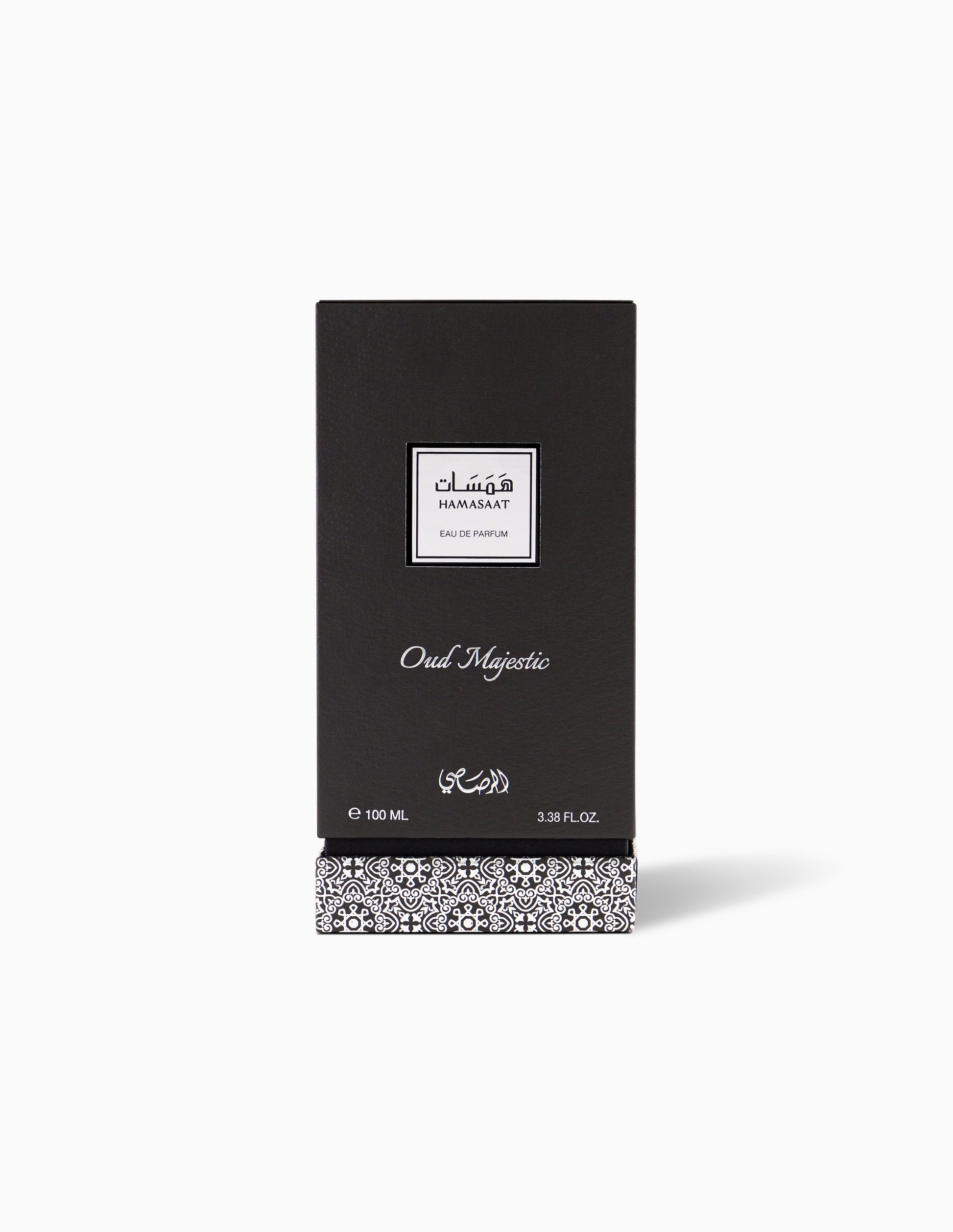 Rasasi Hamasaat Oud Majestic Intense Floral and Sandalwood Perfume Spray