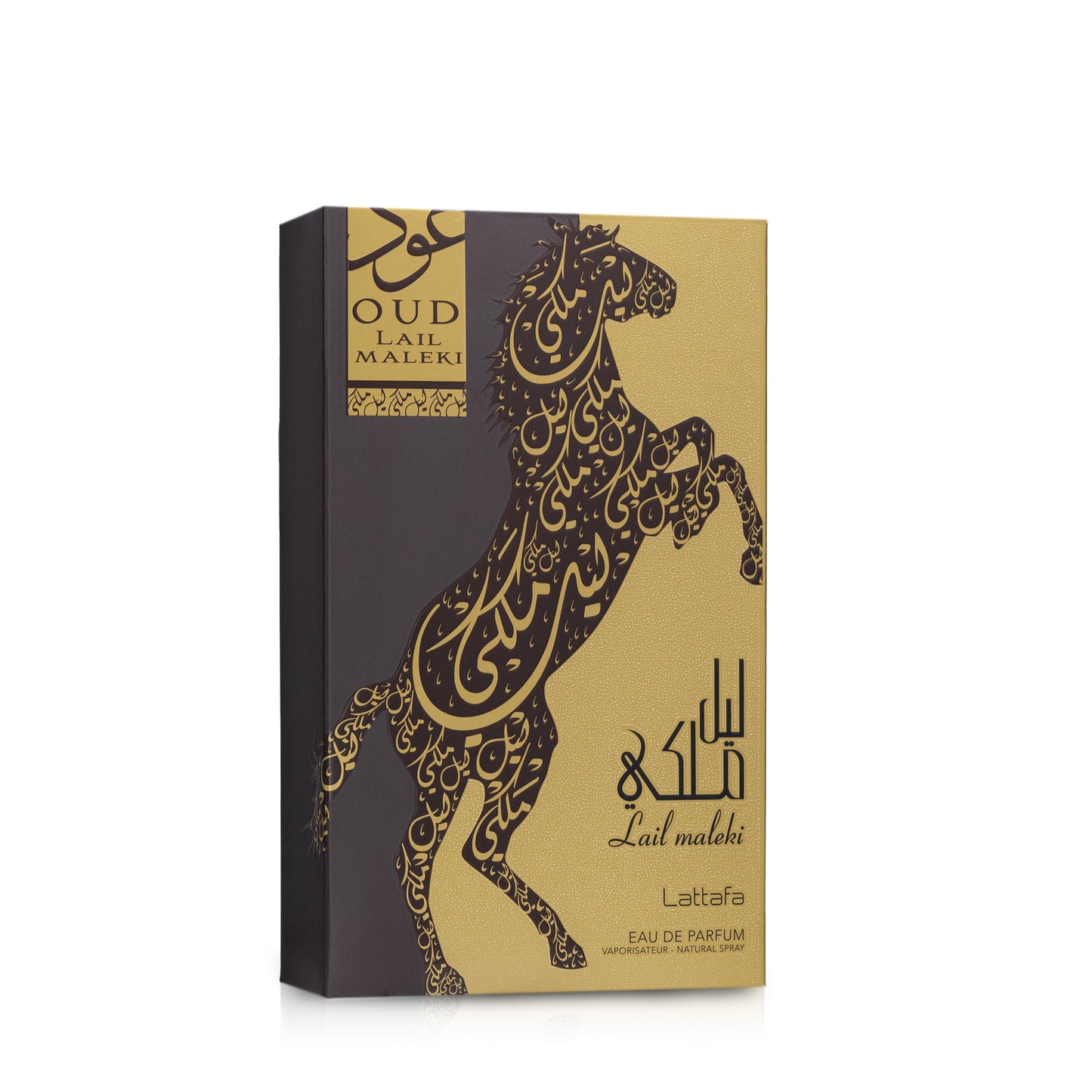Lattafa Oud Lail Maleki Elegant Oriental Saffron and Leather Perfume