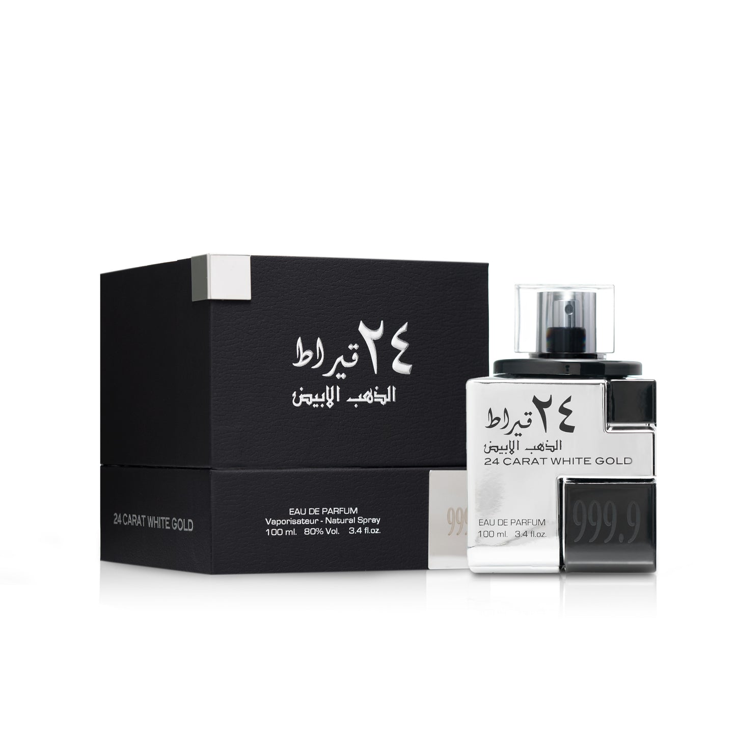 Lattafa 24 Carat White Gold 100ml Eau De Parfum Oud Fragrance