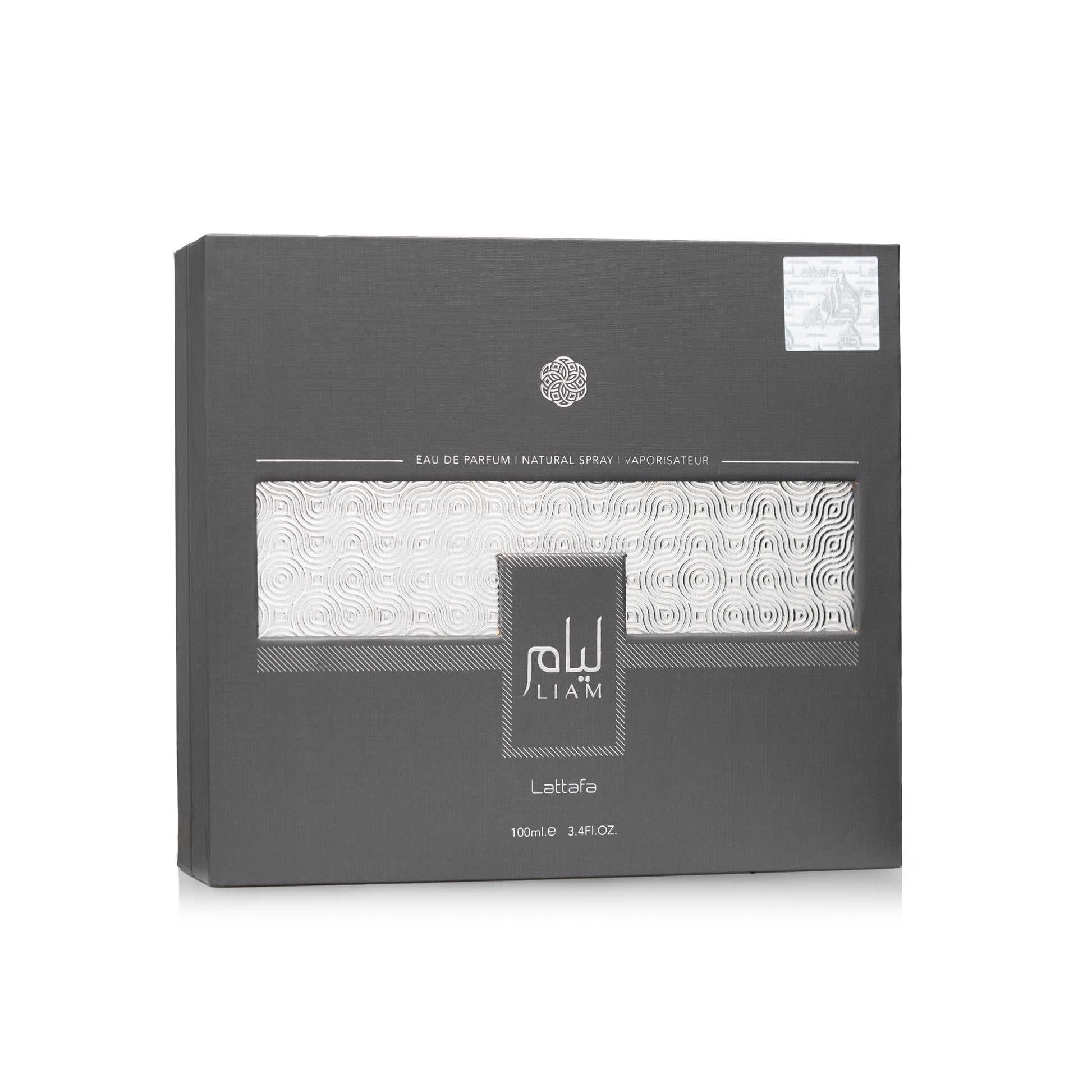 Lattafa Liam Grey Eau De Parfum 100ml Woody Spicy Spray
