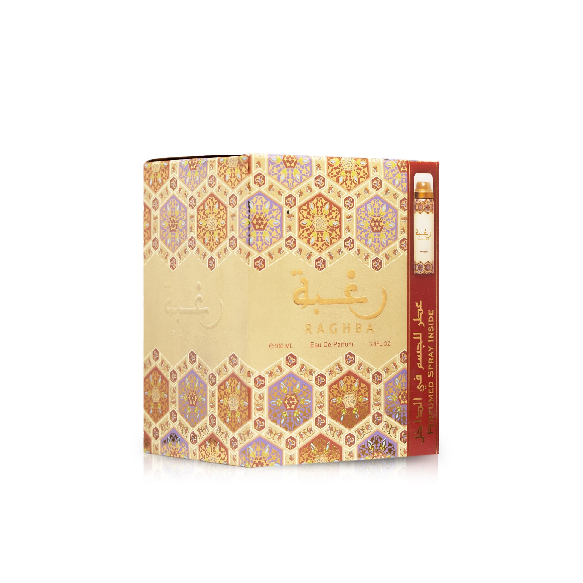 Lattafa Raghba Eau De Parfum 100ml Intense Vanilla Oud Fragrance
