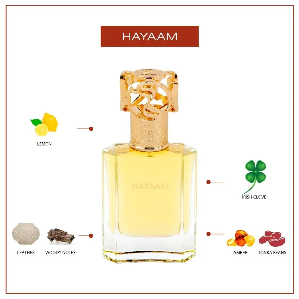 Swiss Arabian Hayaam Woody Leathery Eau de Parfum Fragrance 50ml