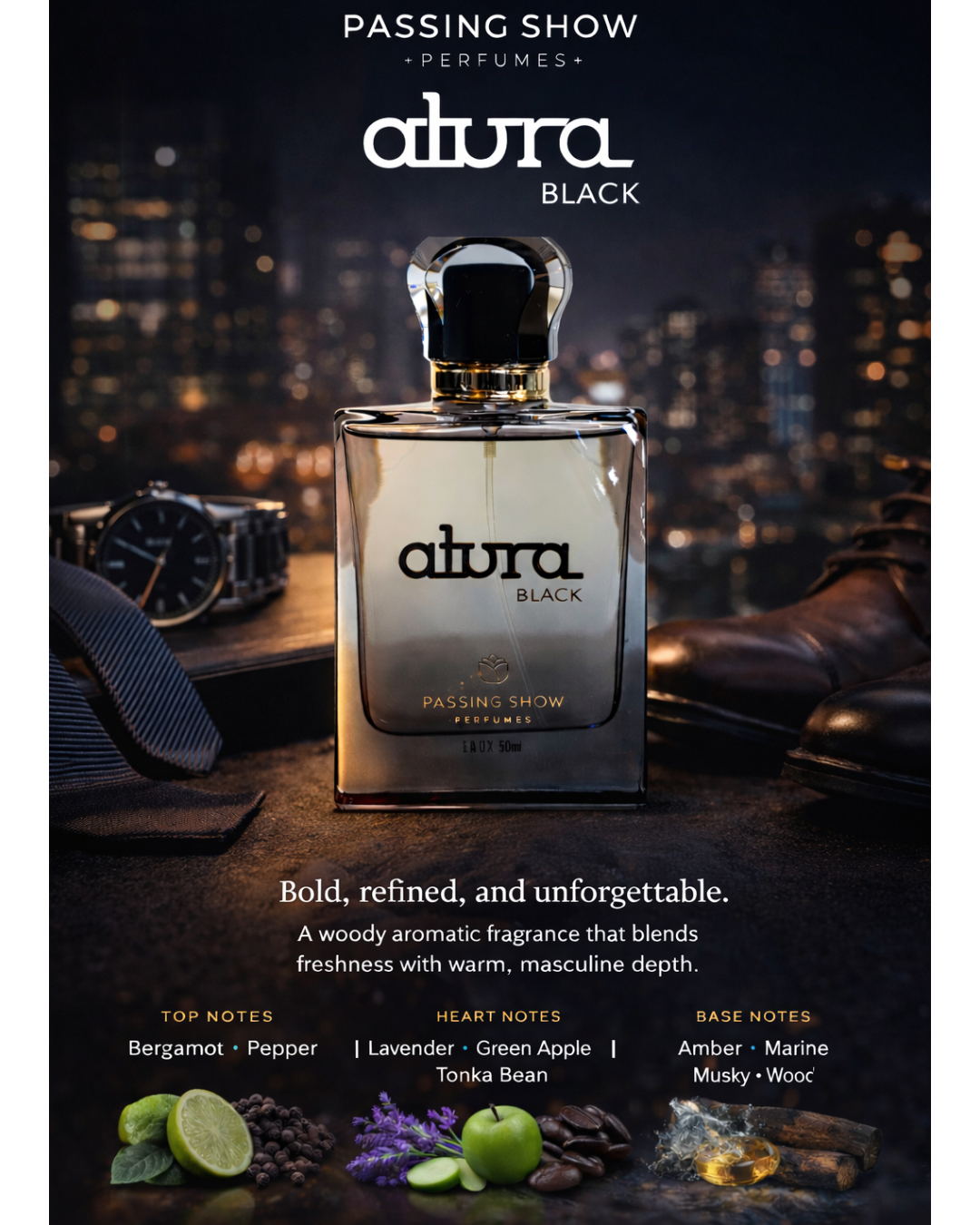 Atura Black Perfume by Royal Perfumes