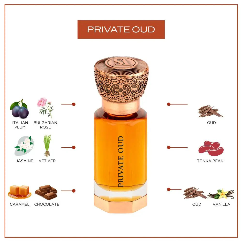Swiss Arabian Private Oud Concentrated Perfume Oil Luxury Fragrance