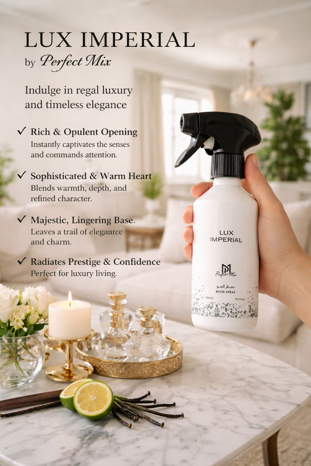 LLUX IMPERIAL Perfume – Long Lasting Luxury Fragrance | Perfect Mix