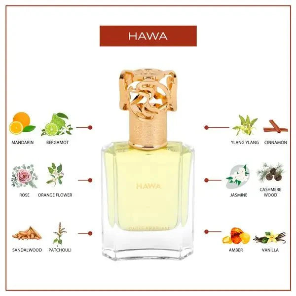 Swiss Arabian Hawa Eau de Parfum Romantic Floral Fruity Scent 50ml