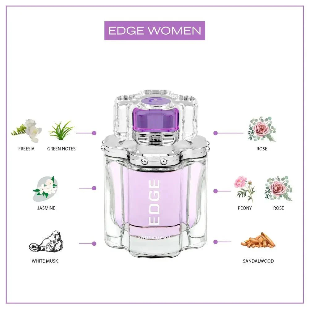 Swiss Arabian Edge for Women Eau de Parfum 100ml Spray