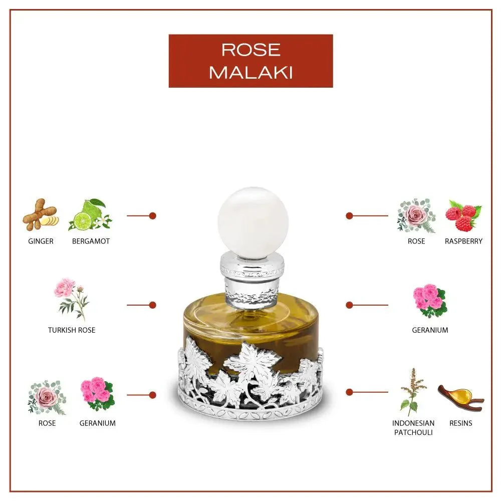 Swiss Arabian Rose Malaki Intense Woody Rose Perfume Oil