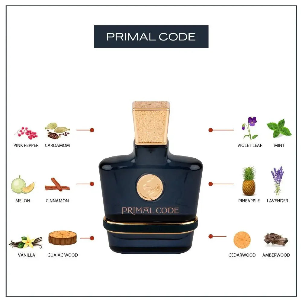 Swiss Arabian Primal Code Aromatic Fougere Men's Bold Night Fragrance