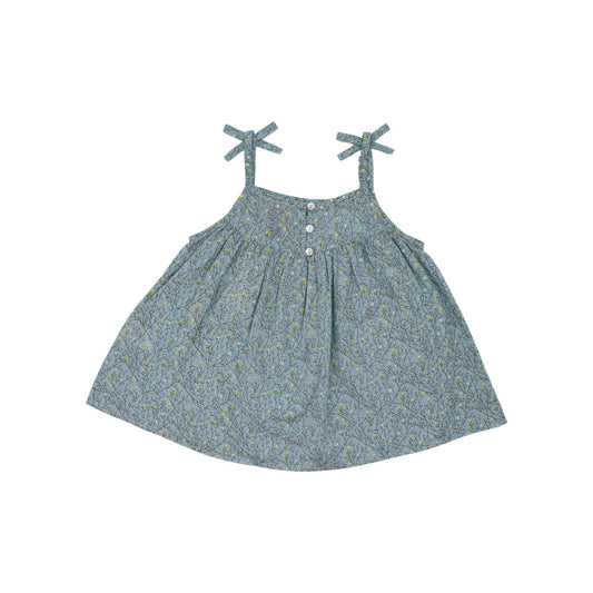 I Love Gorgeous Girls Mountain Top Grey Printed Cotton Dress