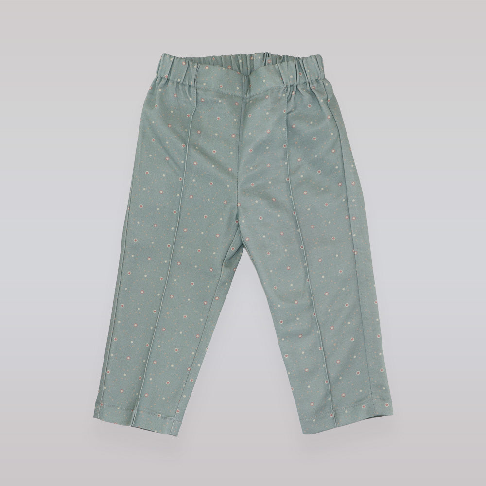La Stupenderia Baby Boys Elastic Waist Cotton Casual Trousers