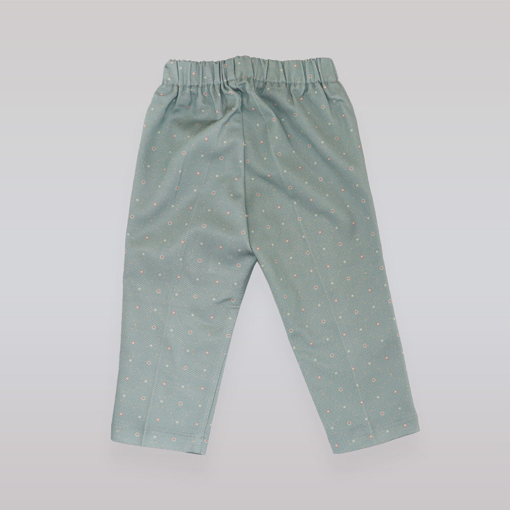 La Stupenderia Baby Boys Elastic Waist Cotton Casual Trousers