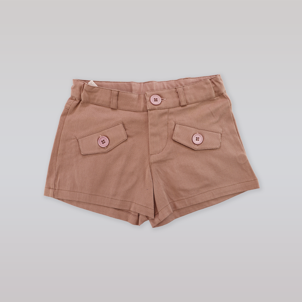 I Love Gorgeous Girls Mushroom Print Cotton Summer Short Shorts