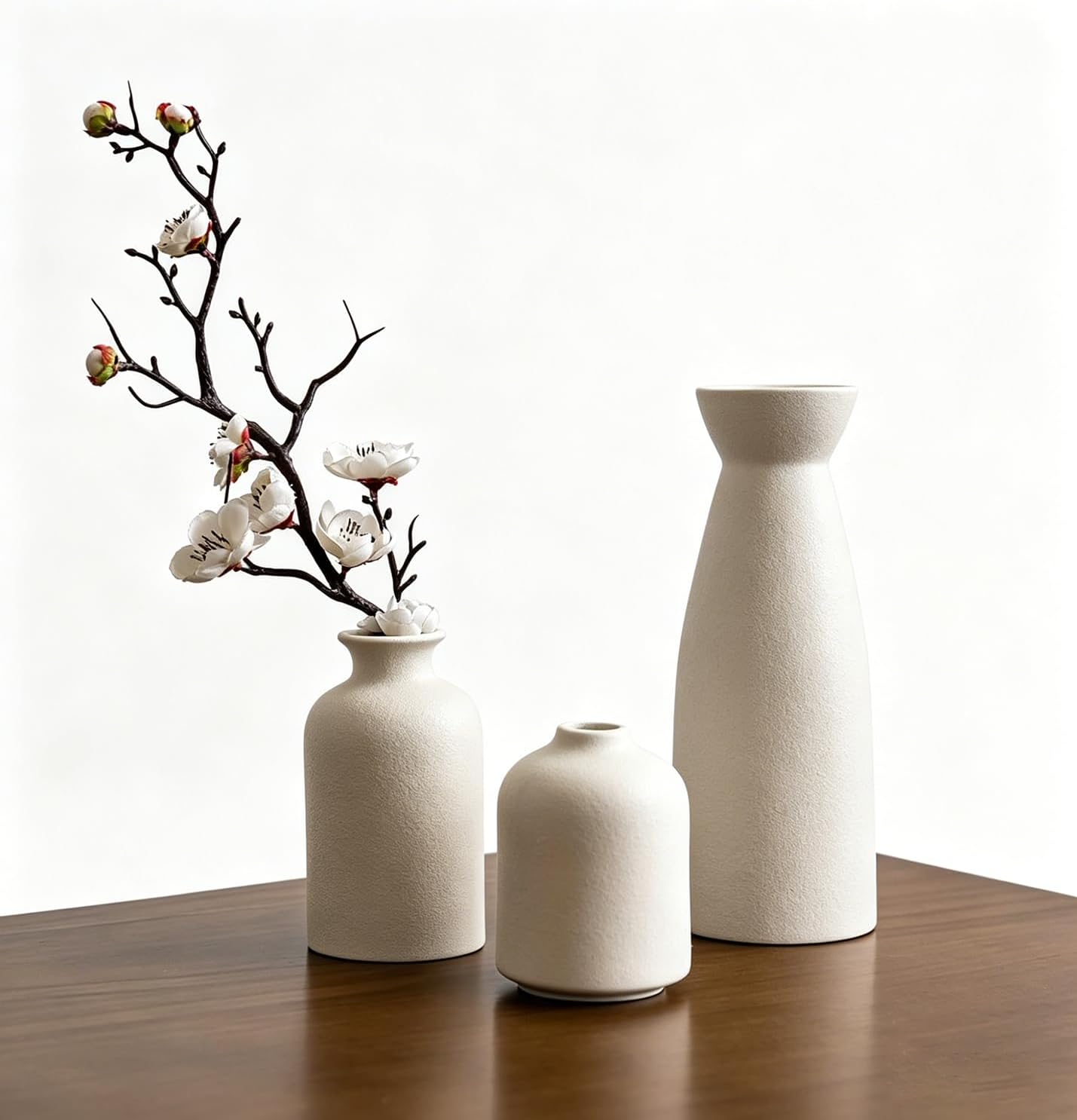 SKY-TOUCH Home Decor Ceramic Vase Set of 3