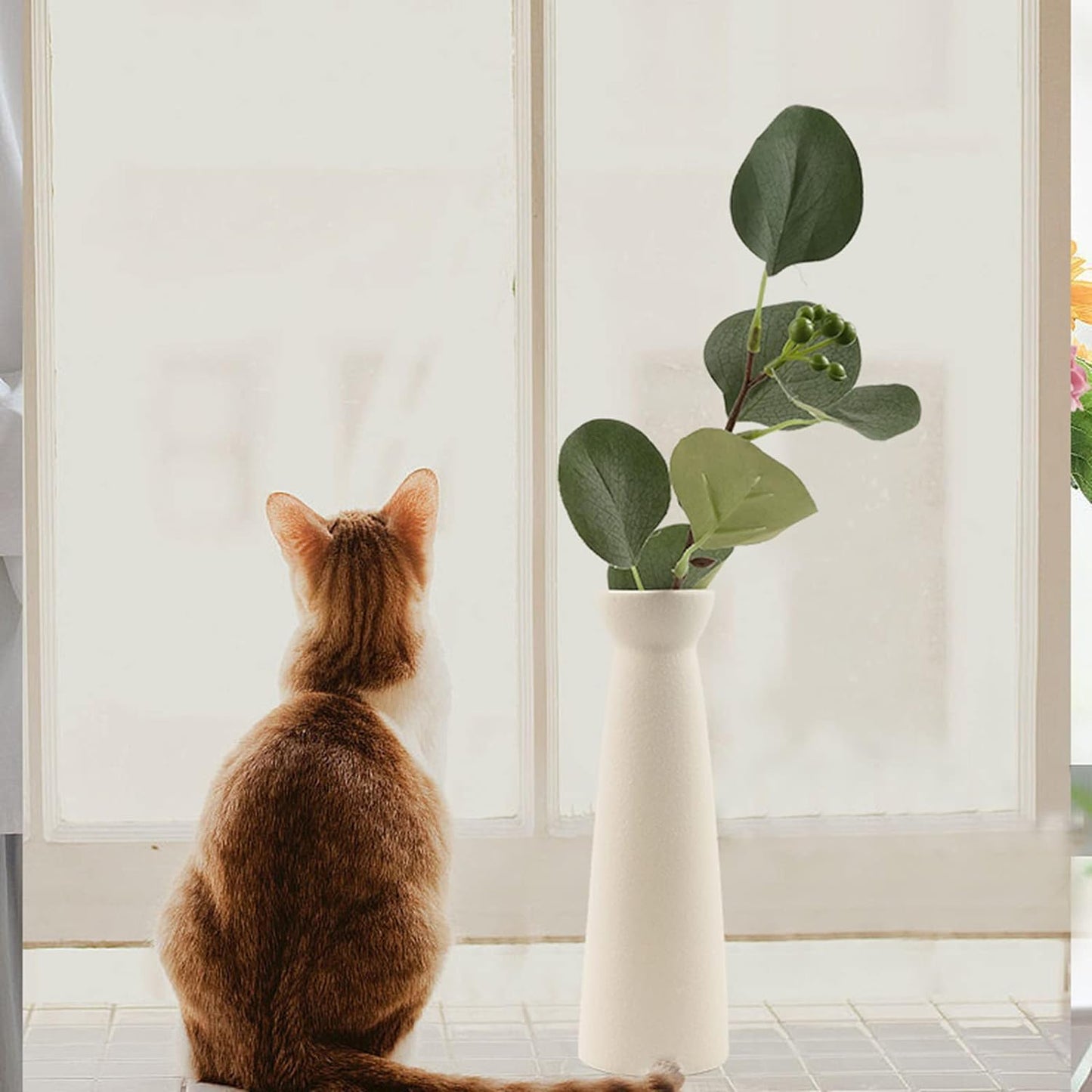 SKY-TOUCH Home Decor Ceramic Vase Set of 3