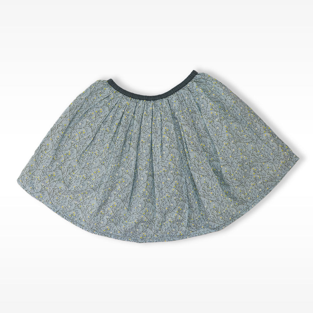 I Love Gorgeous Wild Garden Sweetie Gray Floral Cotton Dress