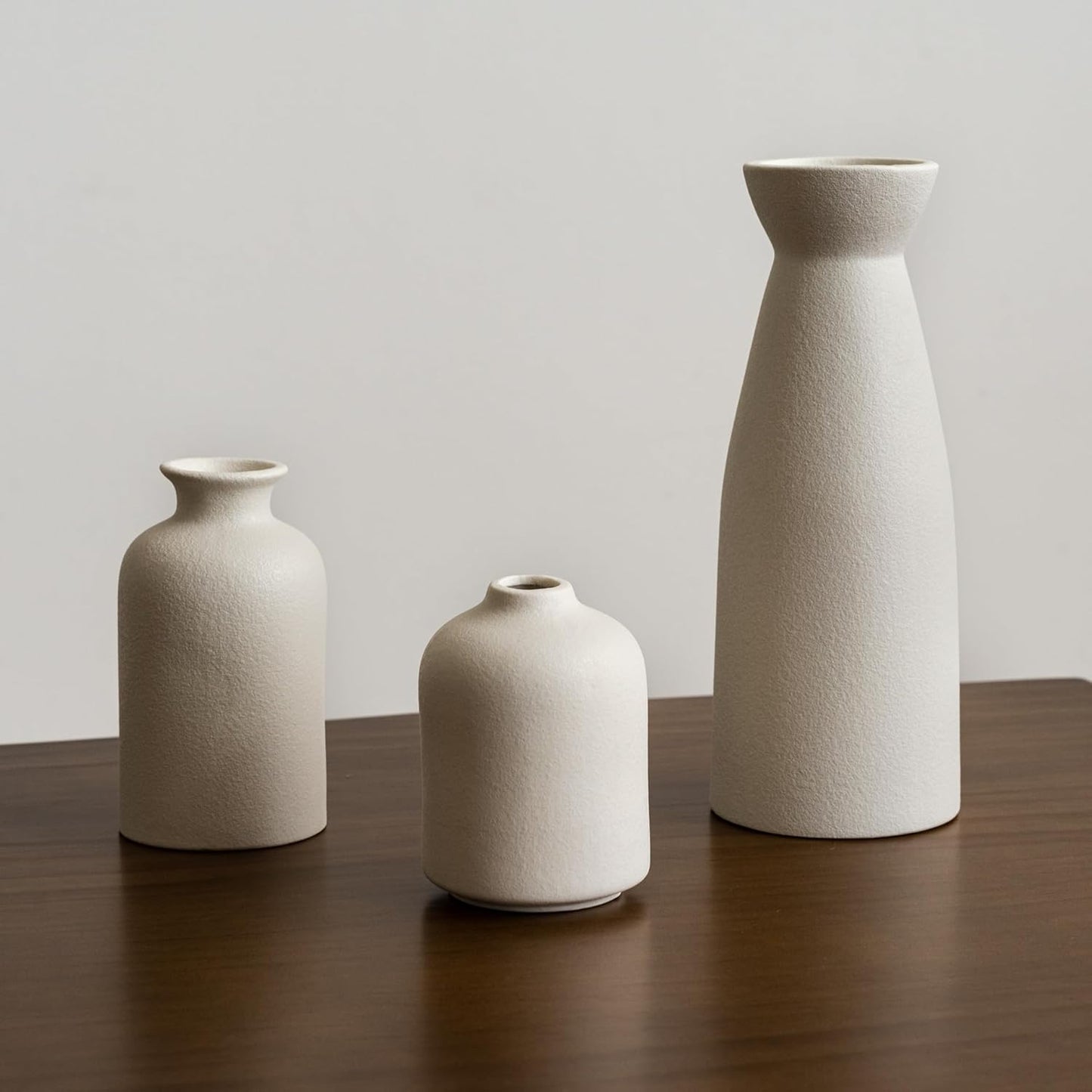 SKY-TOUCH Home Decor Ceramic Vase Set of 3