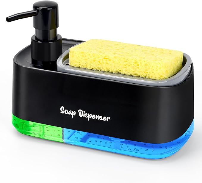 Bestseek Hand and Dish Soap Dispenser Set for Kitchen