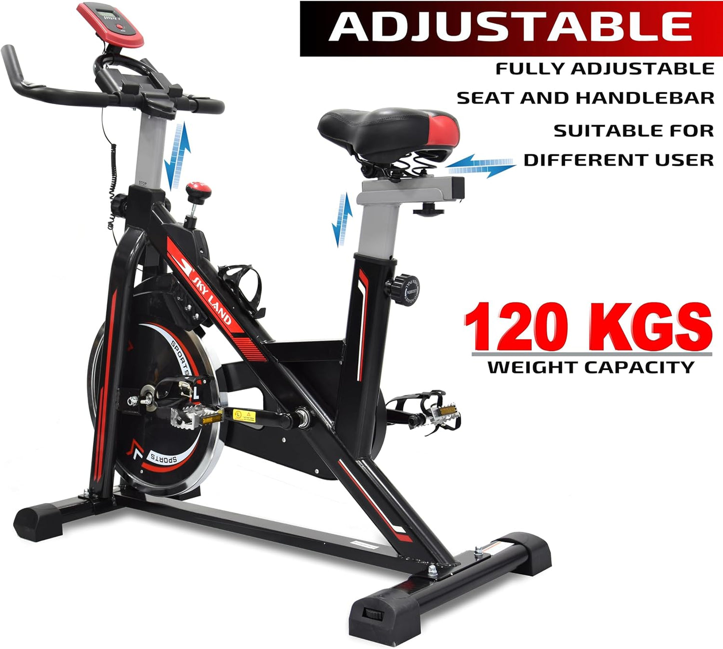 Exercise Bike/Spin Bike for Home Cardio Workouts