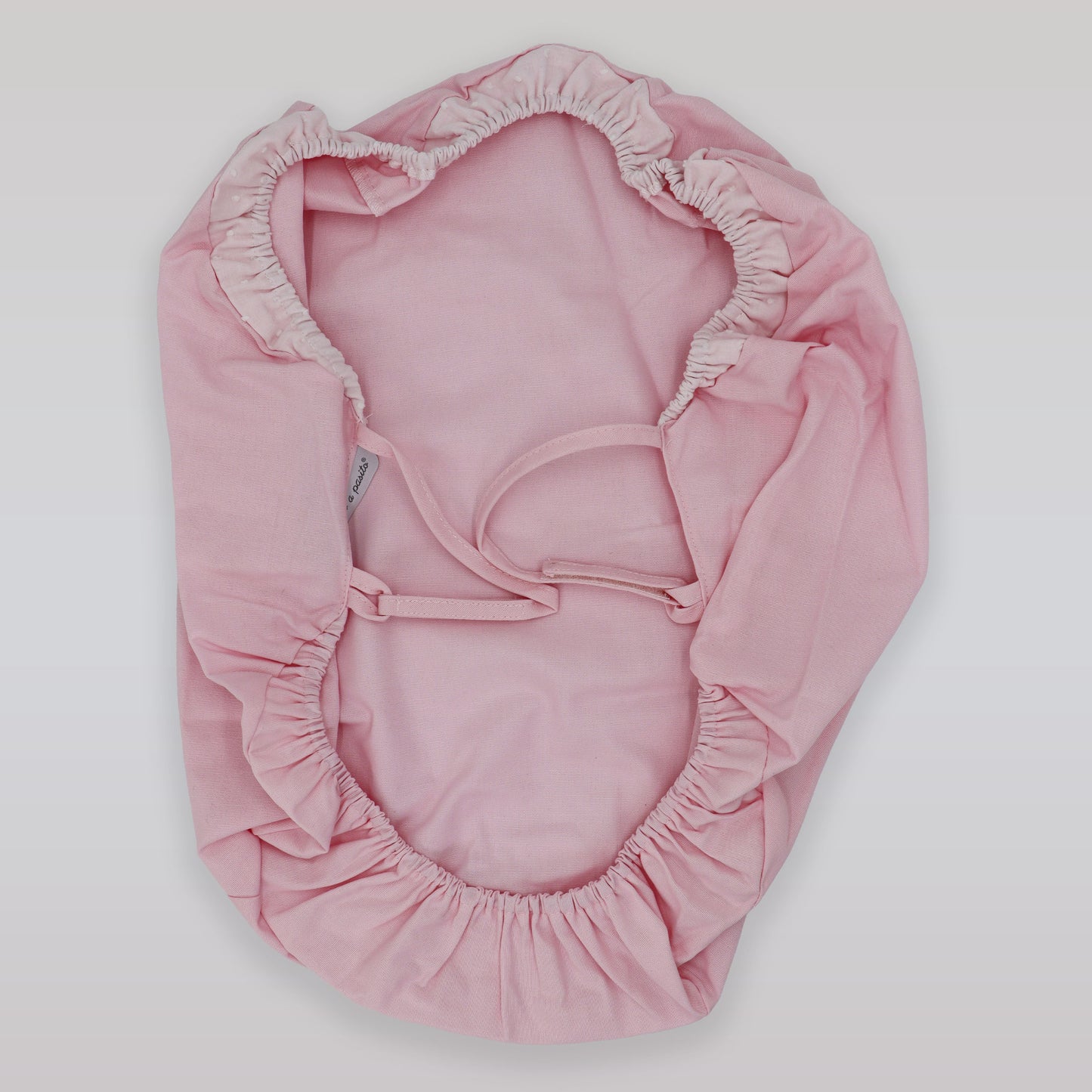 Pasito a Pasito Universal Pink Cotton Car Seat Cover and Hood
