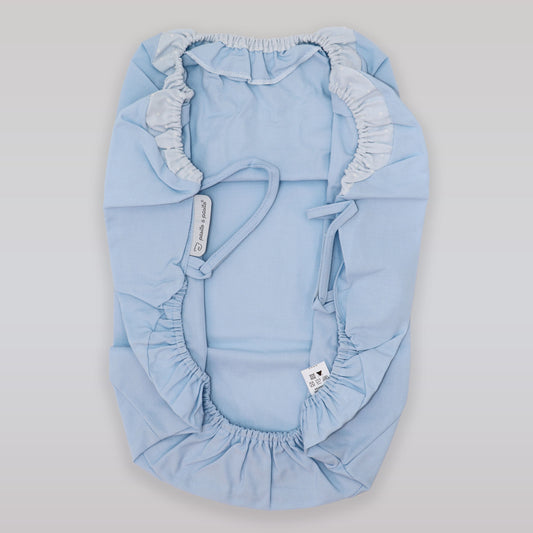 Pasito a Pasito Universal Cotton Baby Car Seat Hood Blue