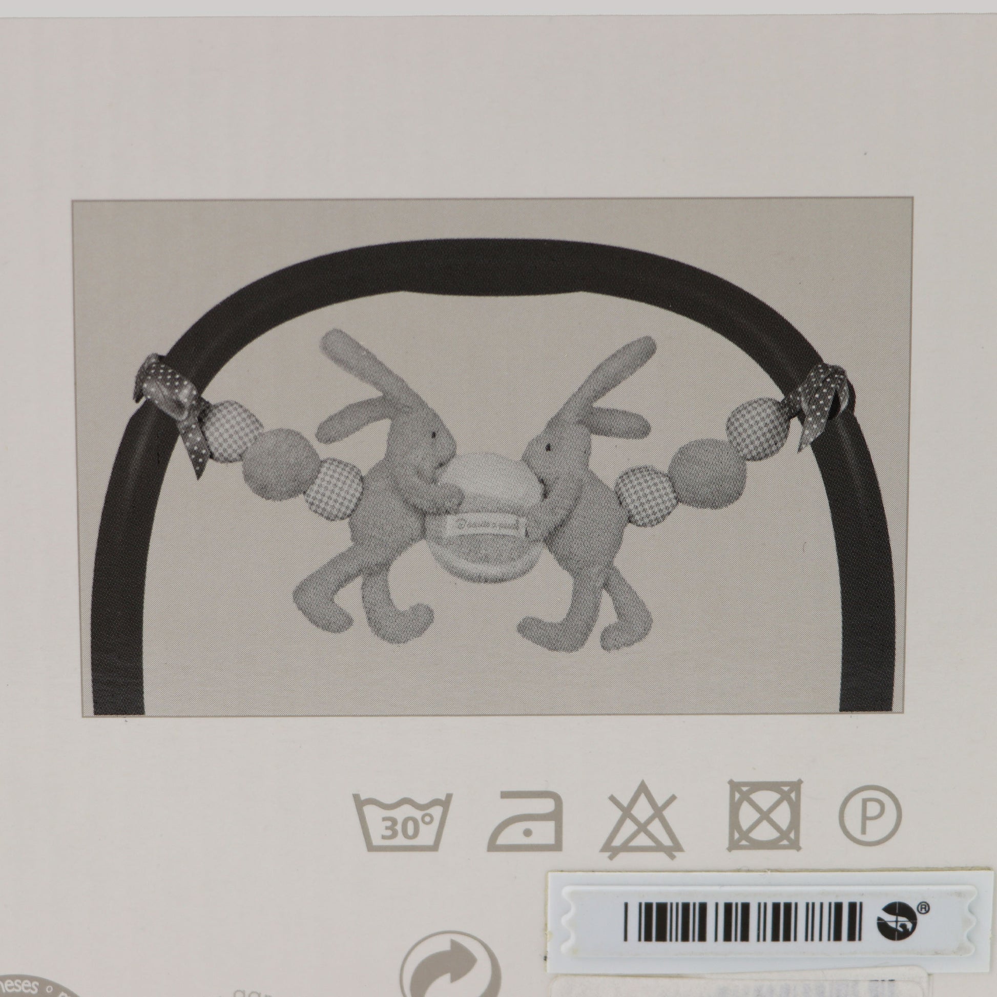 Pasito a Pasito Soft Star Stroller String Toy in Nude