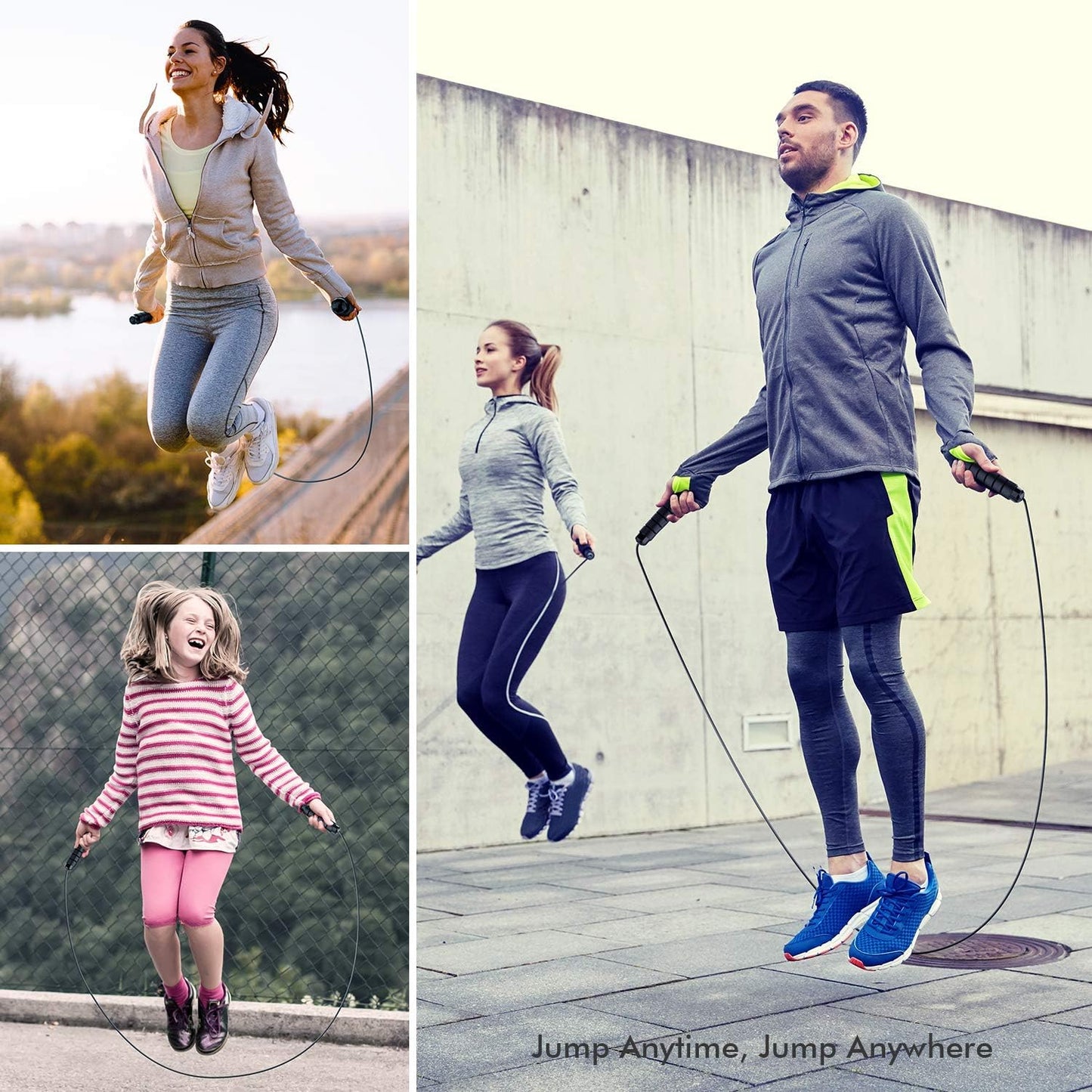 ump Rope, Tangle-Free Rapid Speed Jumping Rope Cable