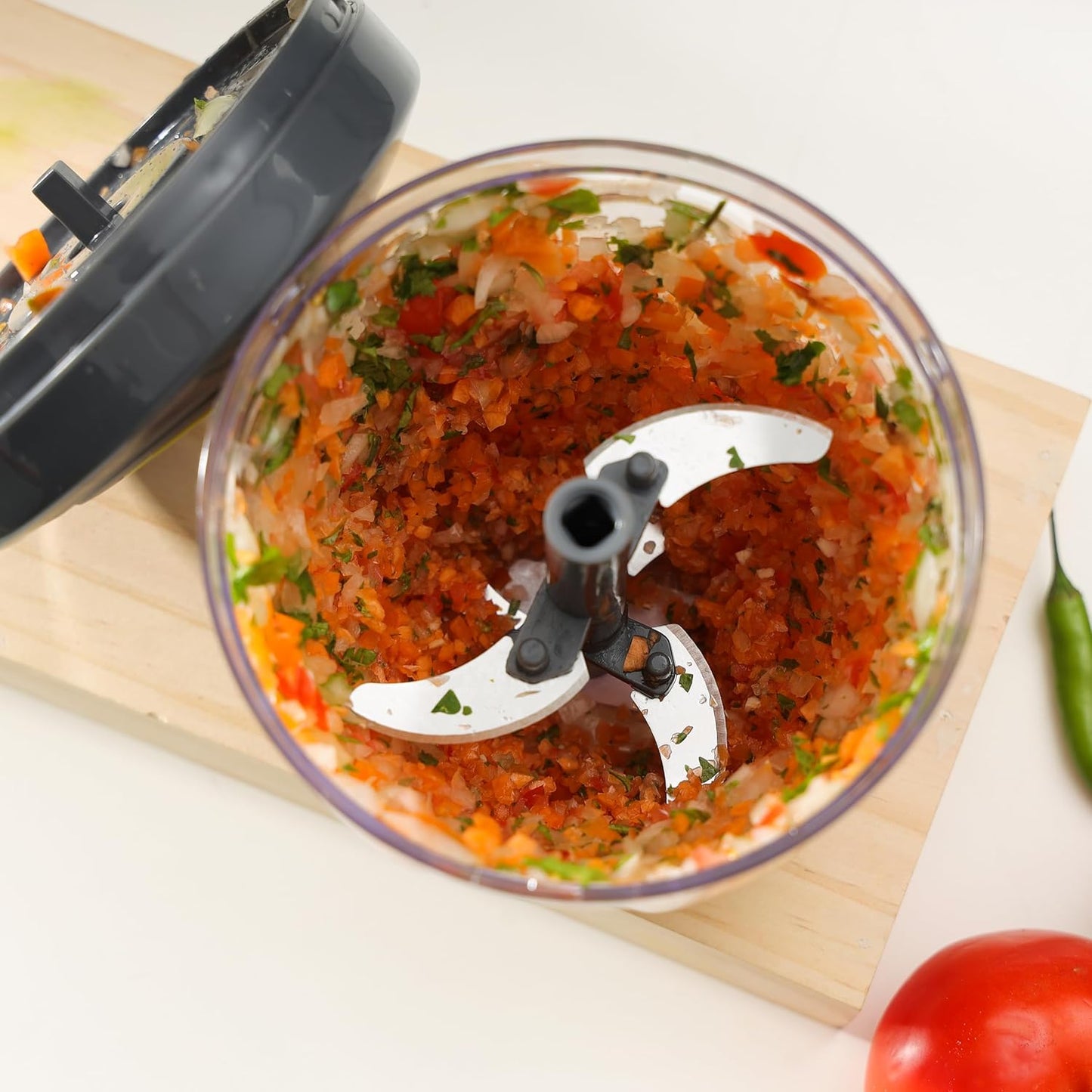 Royalford Pull Chopper 5 Blade 900 ml