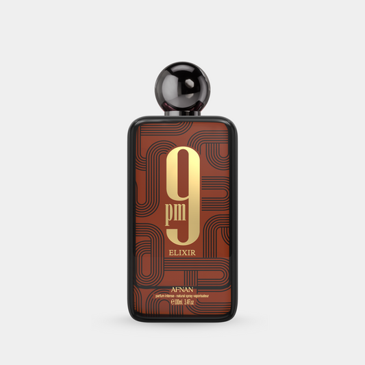 Afnan 9 PM Elixir Extrait De Parfum Spicy Leather Unisex 100ml