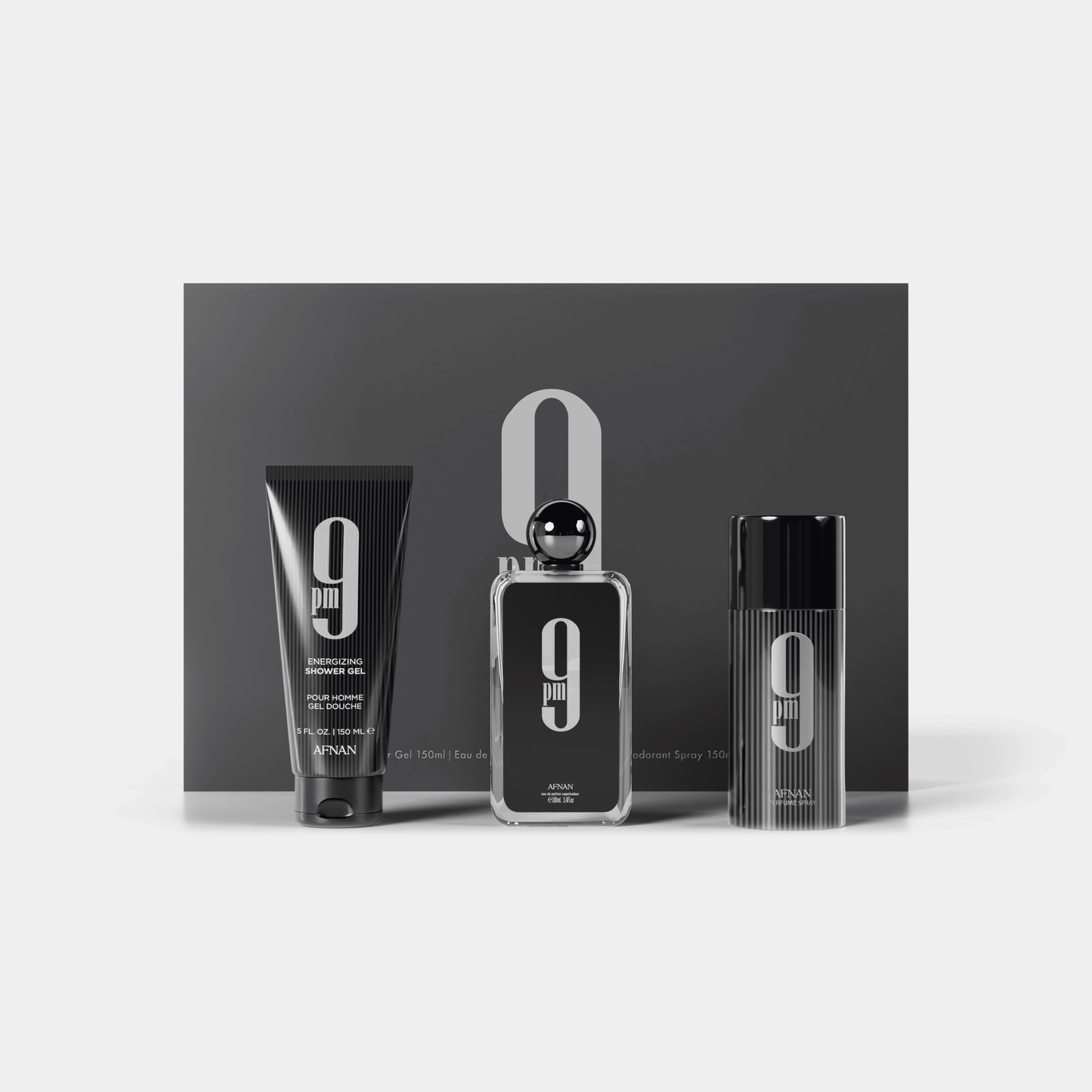 Afnan 9PM Homme Luxury Fragrance Gift Set for Men 3-Piece