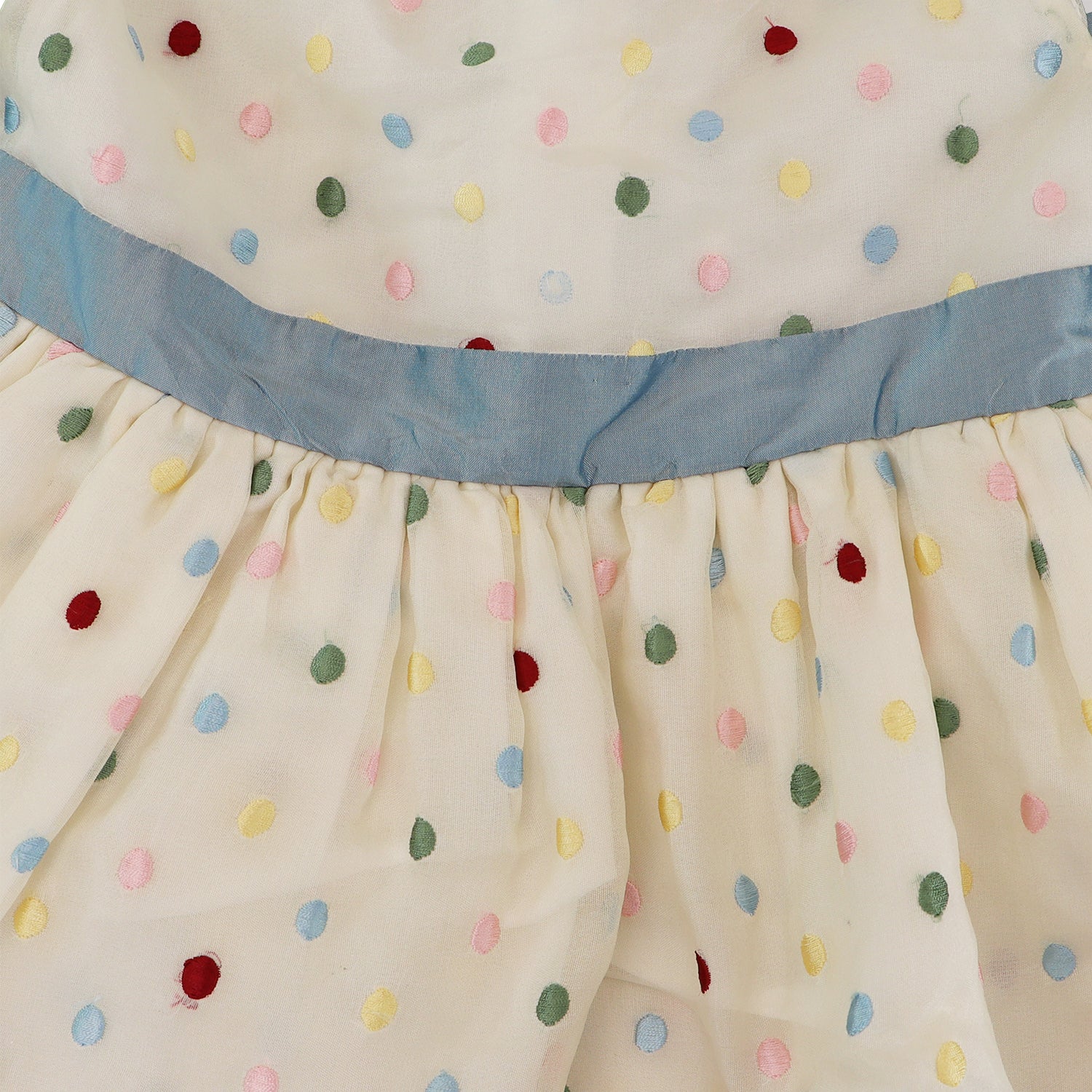 Amberley London Girls Palladium Dress in Elegant Skylark Blue