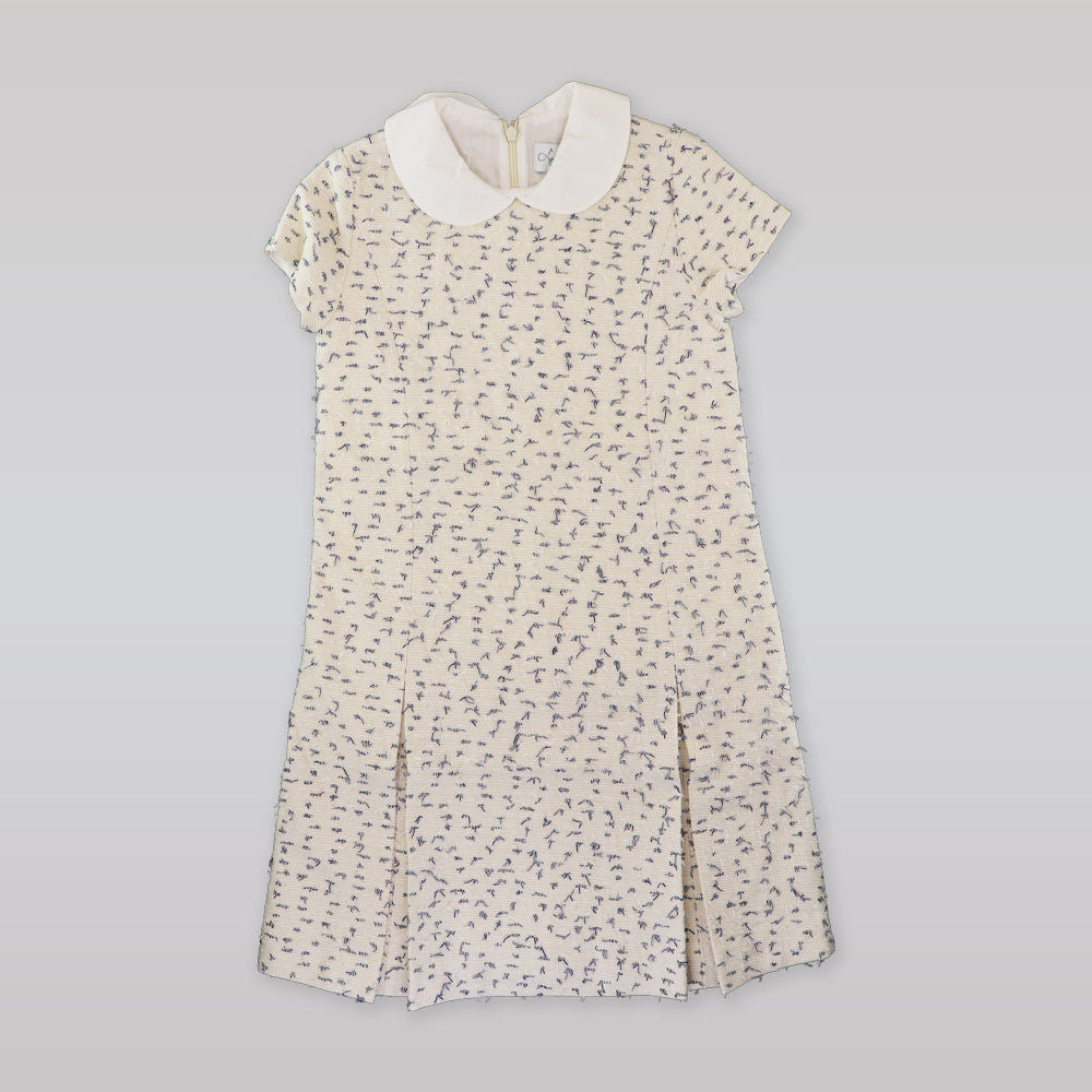 Amberley London Regent Street Girls Dress in Vanilla Cream