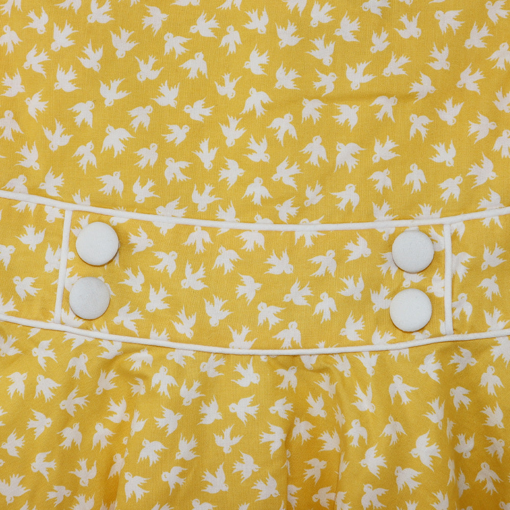 Amberley London Roman Holiday Girls Dress in Sunflower Yellow
