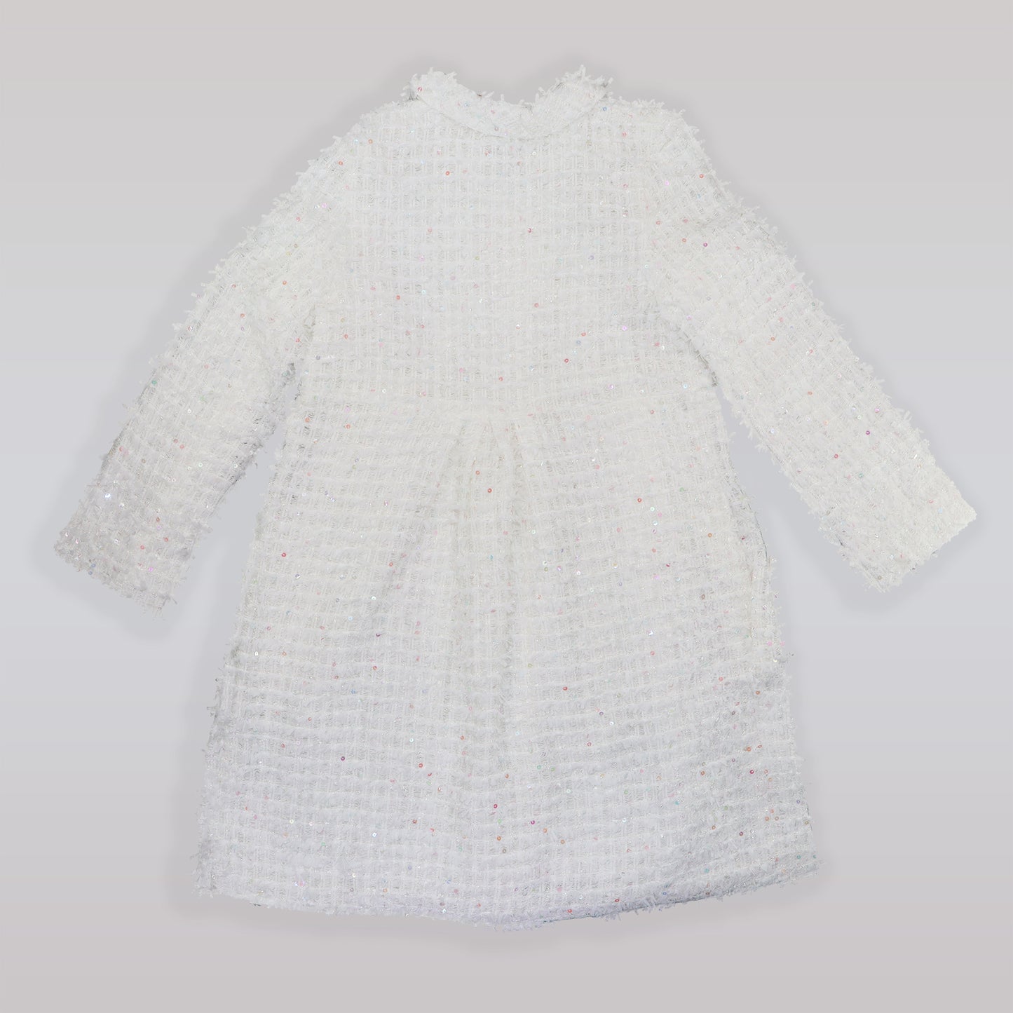 Amberley London Girls Arabesque Winter Coat in Confetti Pink