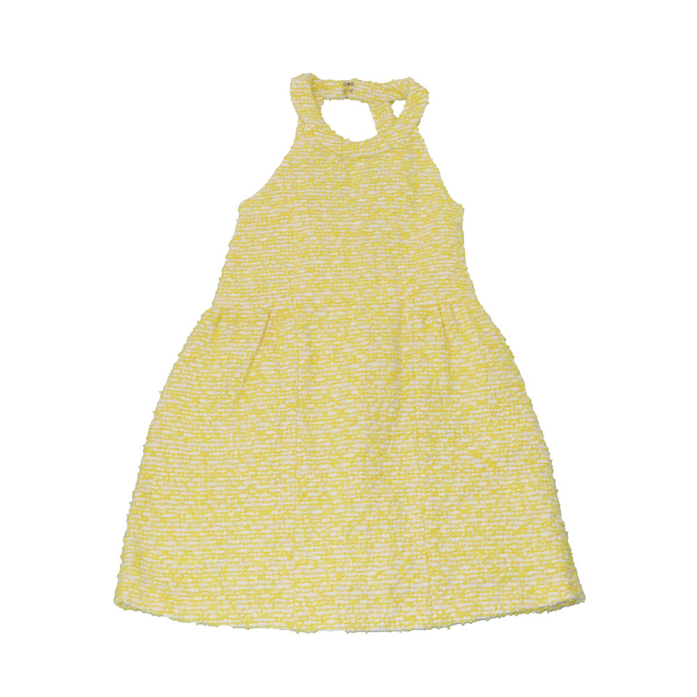 Amberley London Lucia Daffodil Yellow Sleeveless Girls Party Dress