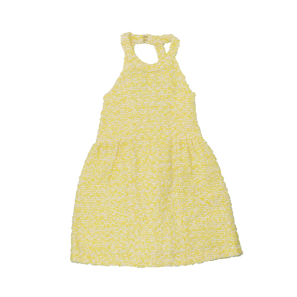 Amberley London Lucia Daffodil Yellow Sleeveless Girls Party Dress