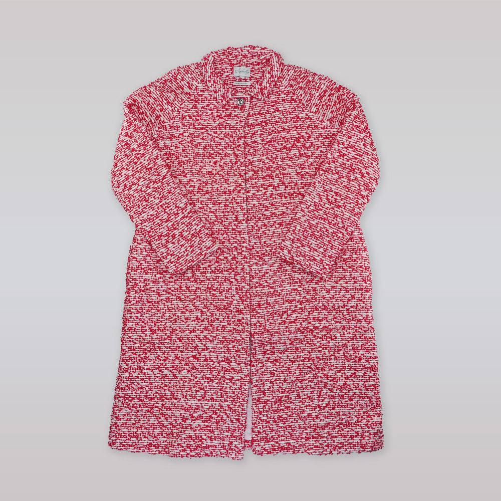 Amberley London Lucia Girls Luxury Wool Coat in Azalea Pink
