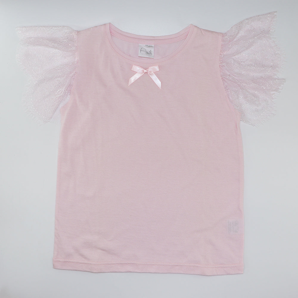 AMIKI Paula Pink Bloom Girls Floral Cotton Nightgown Sleepwear