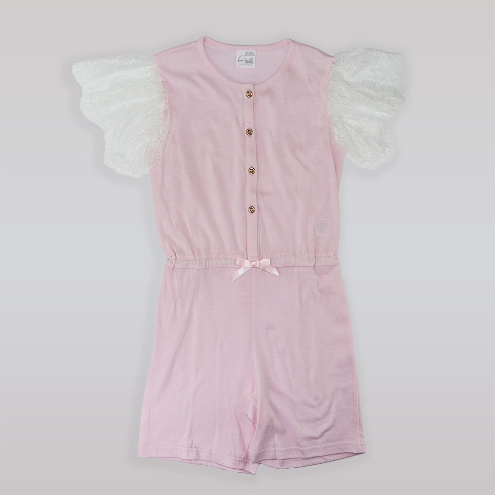 AMIKI Girls Nora Pink Bloom Floral Cotton Nightdress Sleepwear