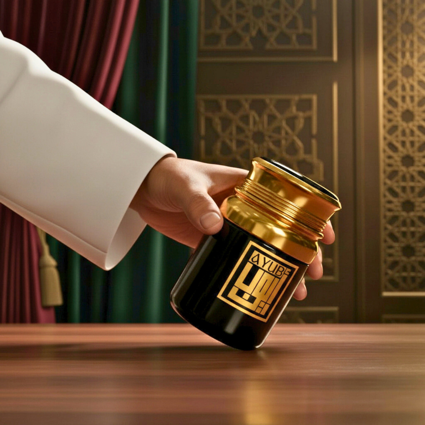 Premium Ayub Bakhoor Luxury Arabian Incense Jar for Home