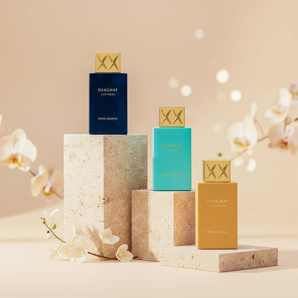 Swiss Arabian Shaghaf Women Collection 3-Piece Luxury Eau De Parfum Gift Set