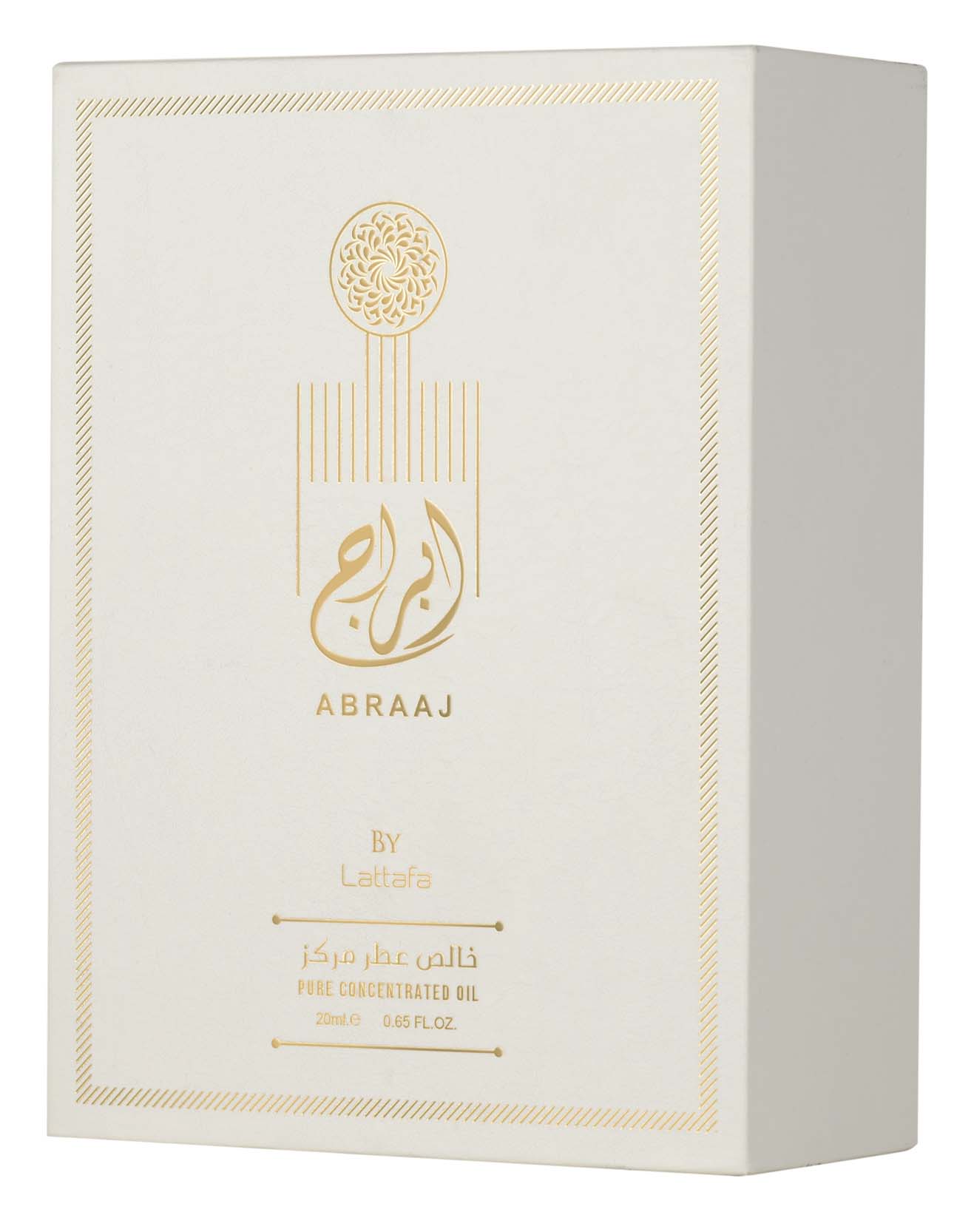 Lattafa Abraaj Concentrated Perfume Oil Long Lasting Attar 20ml