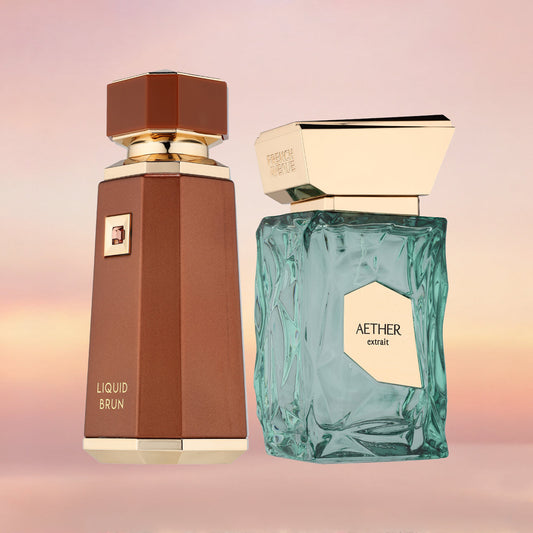 Luxury Aether and Liquid Brun Aroma Pair Fragrance Gift Set